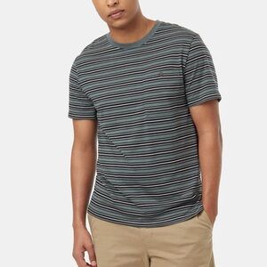 TreeBlend Stripe Button‎ Pocket T-Shirt size Large